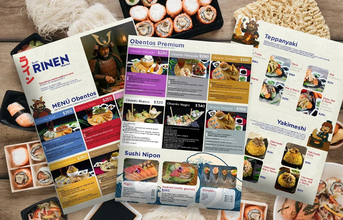 Sushi Rinene Menú